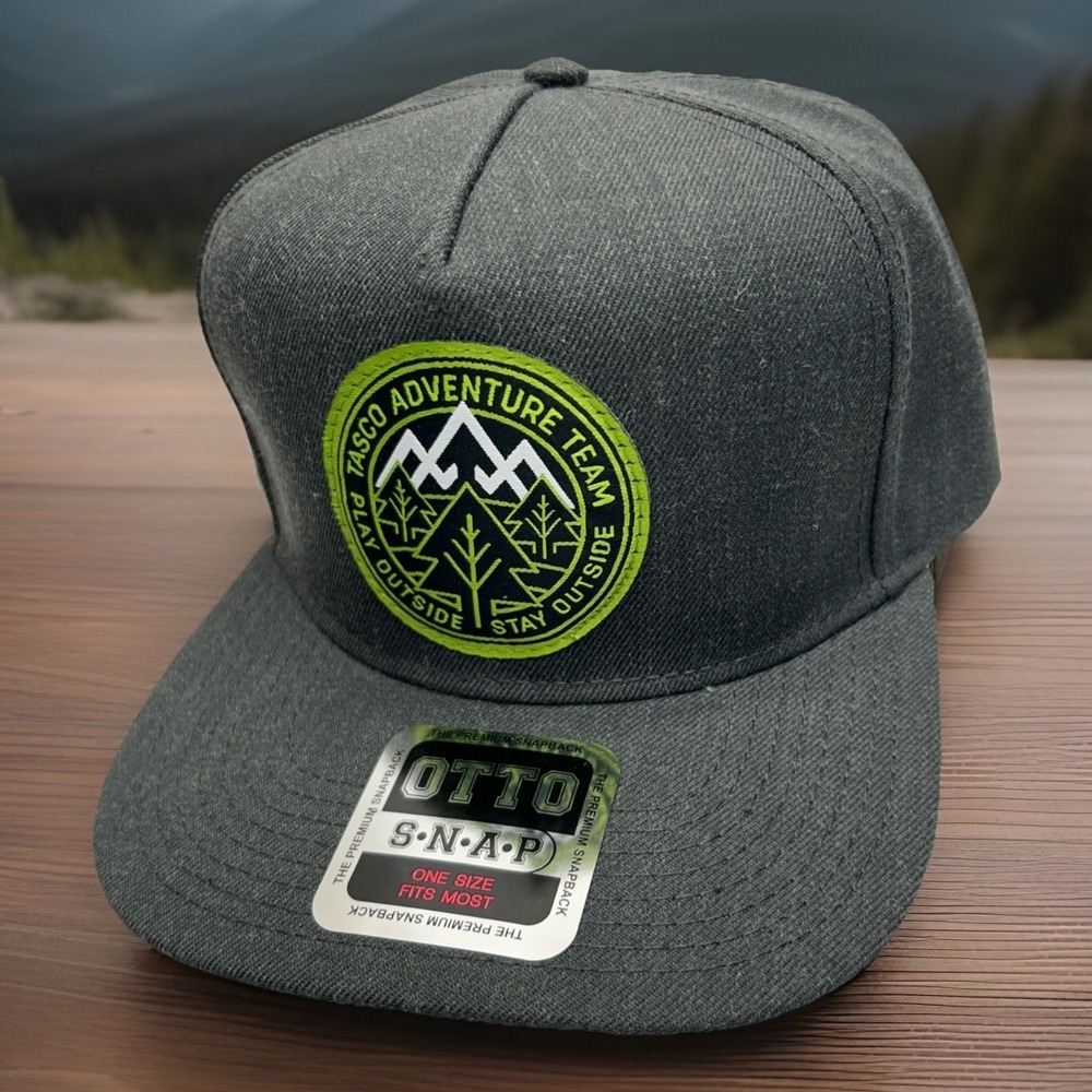 Tasco Adventure Team Play Outside Stay Outside new hat Gray One Size Otto